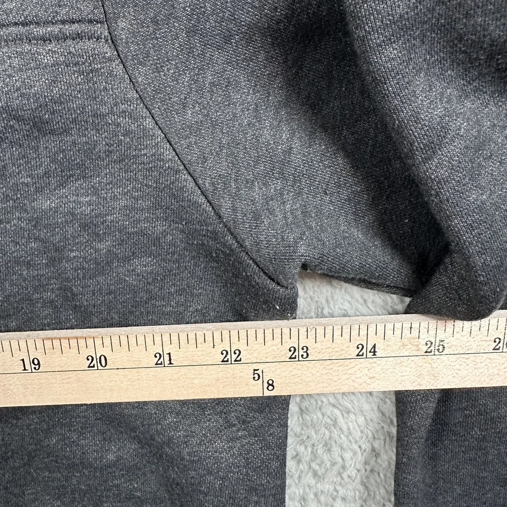 Orvis‎ Pullover Mens XL Gray Quarter Snap Mock Neck Cotton Blend Outdoor Sweater